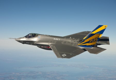 Lockheed Martin F-35 - aircraft, f-35, lockheed, martin