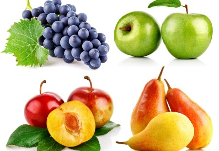 Fruits - grape, abstract, berries, fruits