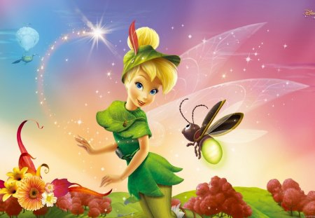 Bizzy Bee & Tinkerbell - tinkerbell, entertainment, bee, cartoon