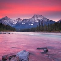 Rocky Mountain Sunset, Alberta, Canada