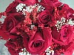 Bouquet of red roses