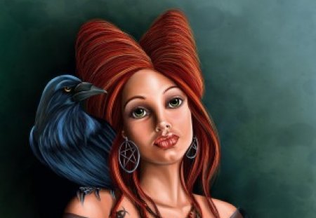 tattoo girl - animation, fantasy, people, beautiful, photography, entertainment, other