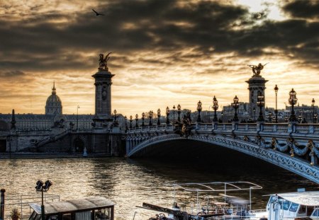 Paris - france, beautiful, architecture, paris, buildings, bridges