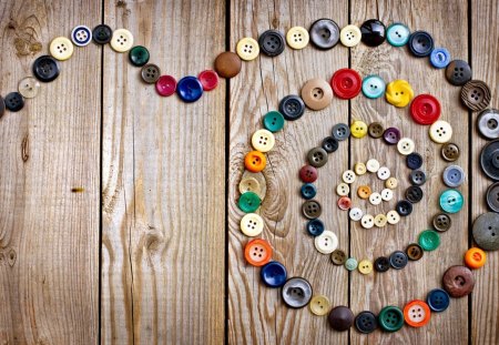 Colorful Buttons - colorful, board, buttons, photography