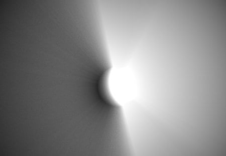 Two sided sun - white, black, light, black and white, dark, explosion, sun, gradient