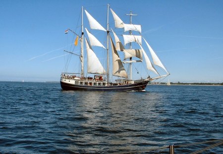 Old sailing ship - baltic sea, sailing, boats, germany