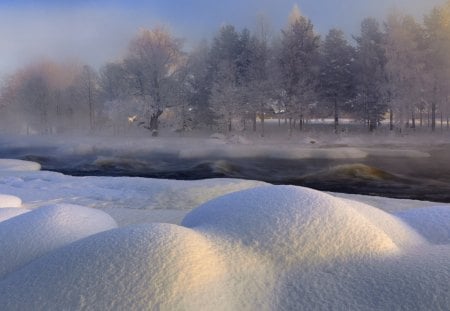 Sweden - sweden, winter, ice, nature, snow