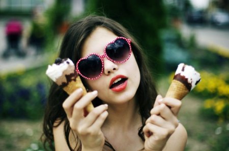 LOVE ICE CREAM FOREVER - women, college, babe, hot, nice, cool, wallpaper