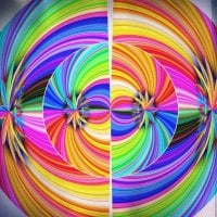 RAINBOW HALF CIRCLES