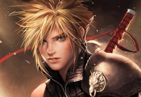 Sexy Cloud - fantasy, strife, sexy man, cloud, sword, final fantasy