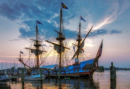 *** Boat *** - sky, darc, boat, sea, ocean, boats