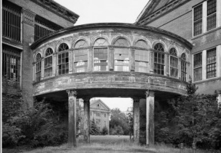 bridge - balcony, house, bridge, hall