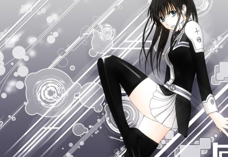 D-Gray man - girl, dark, anime, boots, awsome