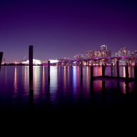 'Miami Skyline at Night'