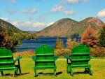 Chairs at Jordan Pond