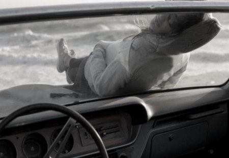 * - relax, wp, car, woman, photography, bw, sea, rest