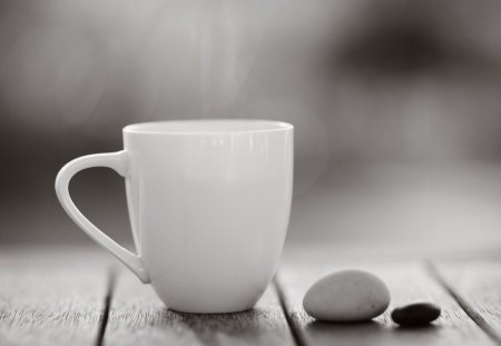 * - photography, wp, enjoy, bw, stones, cup