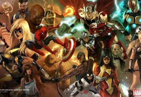 Marvel - marvel, movie, comic, avengers