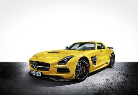 Mercedes AMG SLS Black - merc, amg, black, mercedes