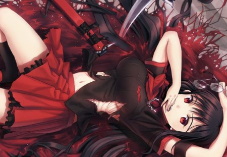 blood c - anime, kisaragi saya, vampire, manga