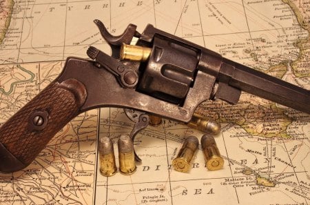 old cowboy gun - old, gun, cowboy