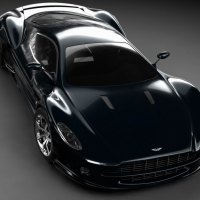 black aston martin