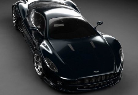 black aston martin - martin, cars, black, aston