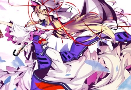 yakumo yukari - anime, girl, manga, yukari