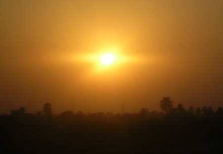 sunsets - oldthana, nature, sunset, baloch