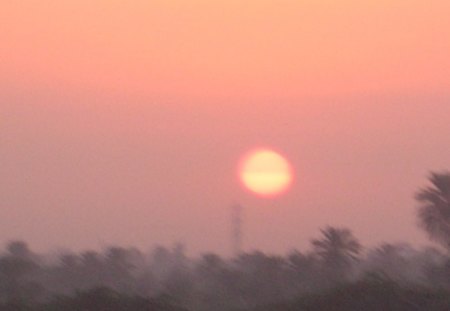 oldthana - village, sky, sunset, baloch