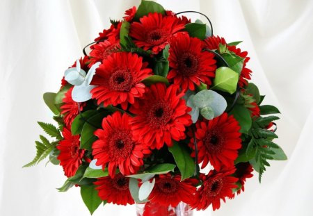 Red Bouquet - flowers, bouquet, red, nature