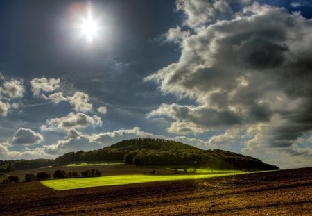 *** Germany-Vassenah *** - field, sky, nature, sun