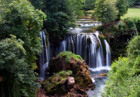 *** Rastoke waterfall-Croatia *** - greens, waterfalls, trees, nature