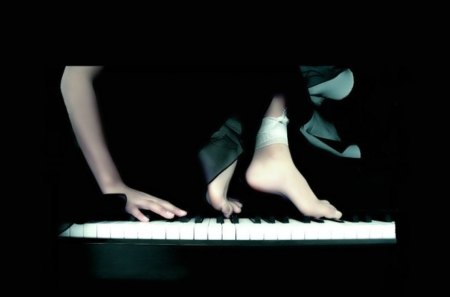 Allegro - hands, piano, dance, music, barefeet