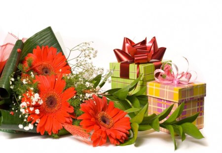 happy birthday - love, gift, birthday, bouchet, happy, flower