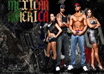 Mexican America - tna, wrestling, rosita, mexican, hernandez, nwa, america, sarita, lax, impact