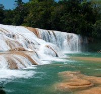 Fast Flowing Waterfalls