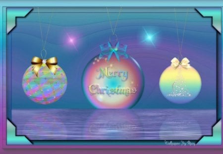 Pretty Pastel Christmas 1200x800 - ornaments, winter, water, holidays, christmas