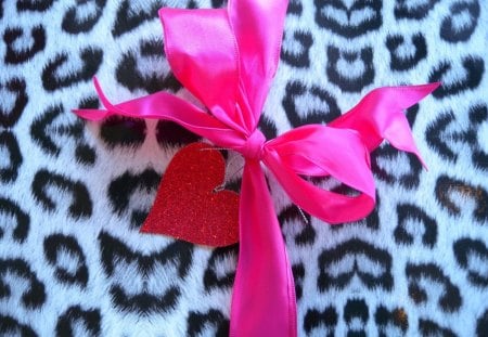 ✿ Lovely Heart ✿ - heart, forever, lovely, love, pink, symbol, red, ribbon, bow