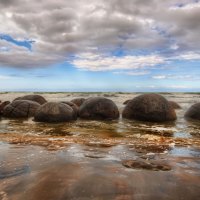 gorgeous beach stones that are like basketballs