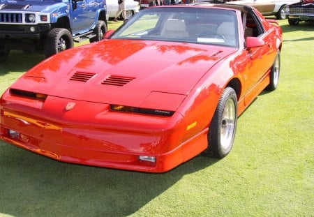 1985 Pontiac Firebird - red, black, photography, tires, pontiac