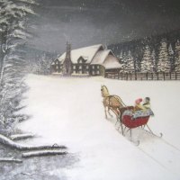 A One Horse Open Sleigh