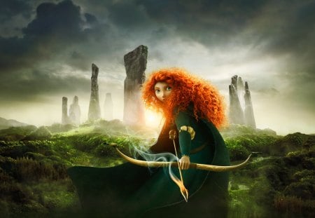 Merida - hollywood, film, disney, merida