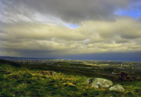 Arthur'Seat - panorama, grass