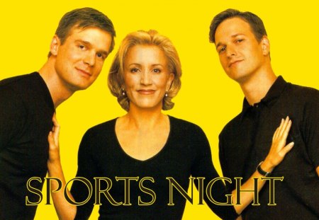 Sports Night - comedy, felicity huffman, sports night, peter krause, television, tv, josh charles