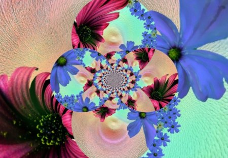 Spring Motivation - fractal, digtal art, 3d, photoshop, spring, flower