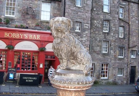 Statue of Greyfriars Bobby,  Edinburgh - edinburgh, greyfriars bobby