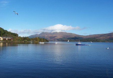 Loch Lomond - beautiful loch lomond, luss, scotland