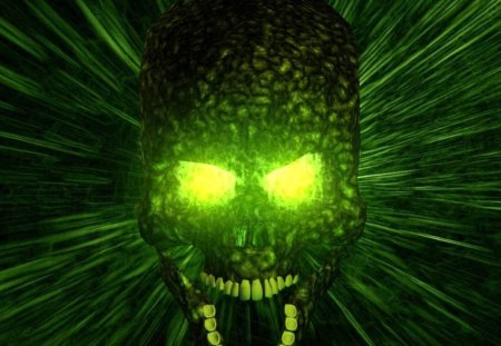 Psychothic_Green - psychothic, green, skull