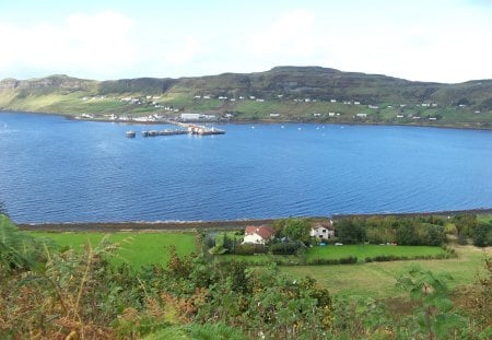 Uig Harbour - scotland, the harbour at uig, isle of skye